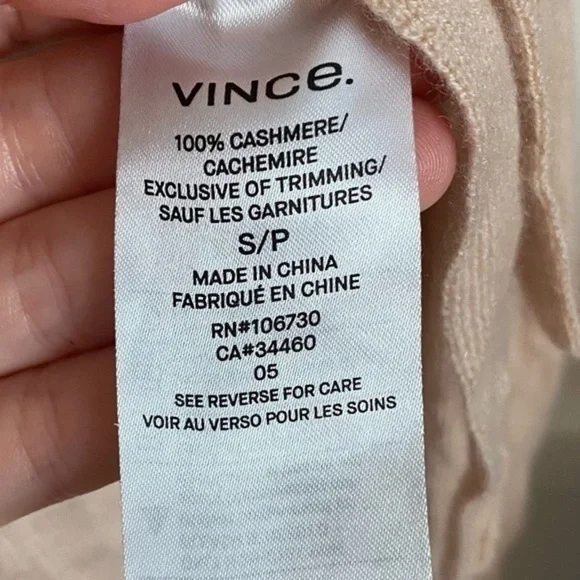 Vince • Baby Pink Side Tie Sweater - Picture 8 of 11